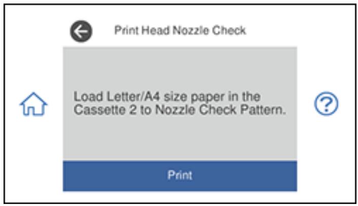 EPSON XP-8600 - Select Print Head Nozzle Check. - 1