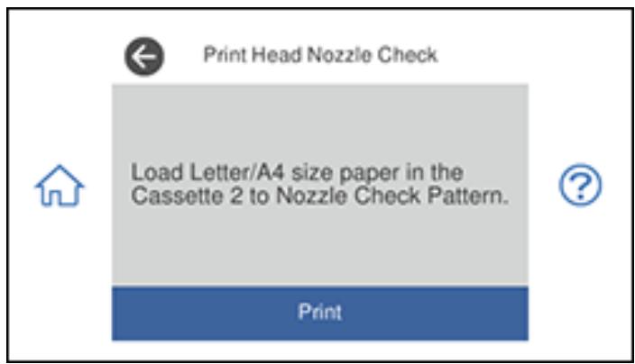 EPSON XP-8600 - Select Print Head Nozzle Check. - 1