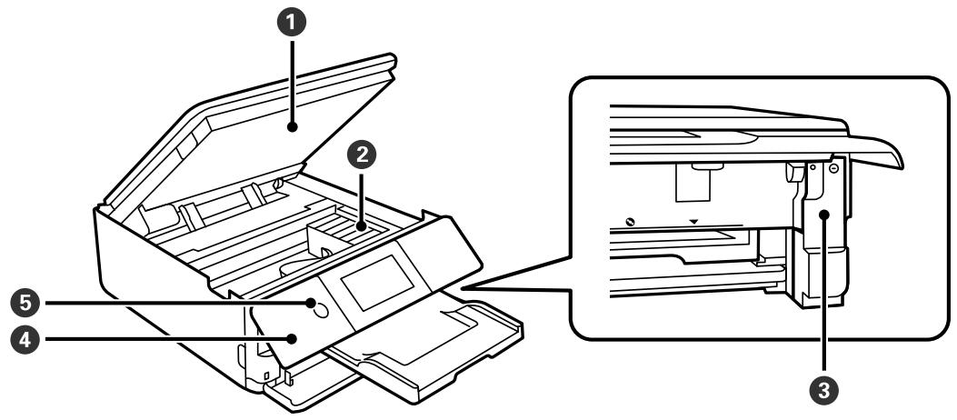 EPSON XP-8600 - CD/DVD tray - 2
