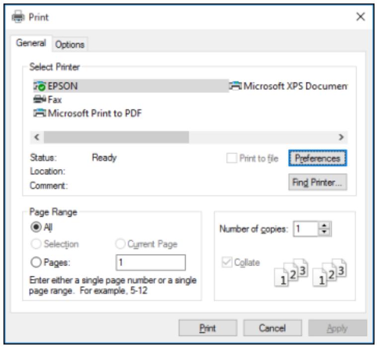 EPSON XP-8600 - Printing Your Document - Windows - 1