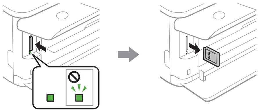 EPSON XP-8600 - Removing a Memory Card - 2