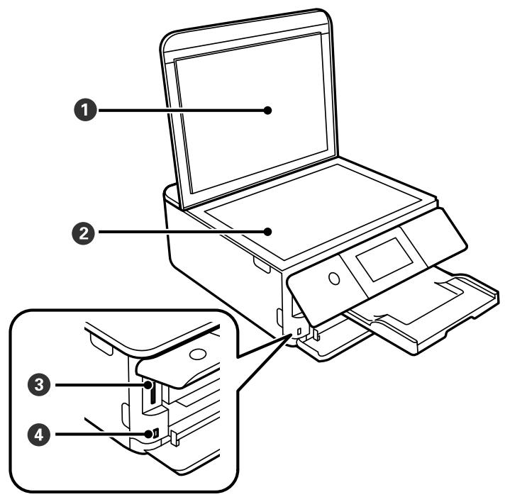 EPSON XP-8600 - CD/DVD tray - 1