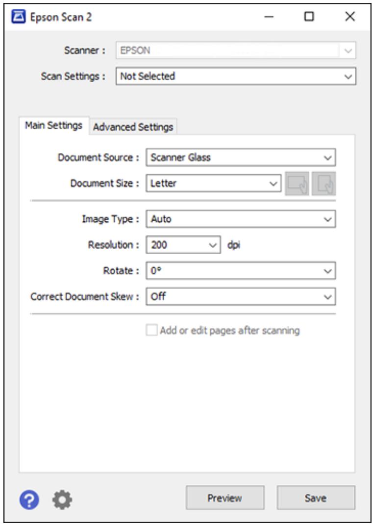 EPSON XP-8600 - Changing the Scan Settings - 2