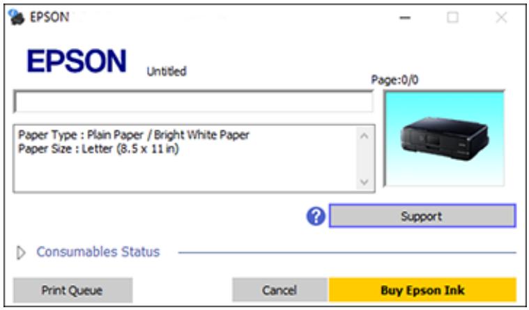 EPSON XP-8600 - Checking Print Status - Windows - 1