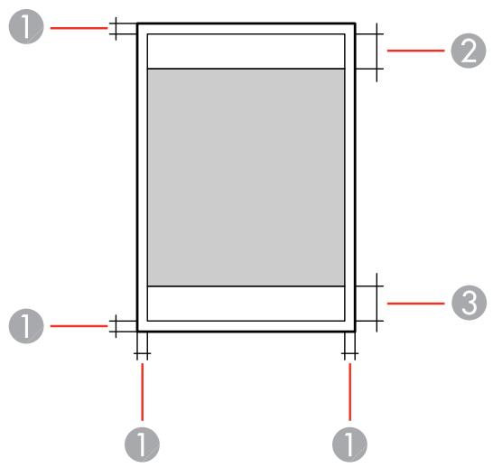 EPSON XP-8600 - Printable Area Specifications - 1