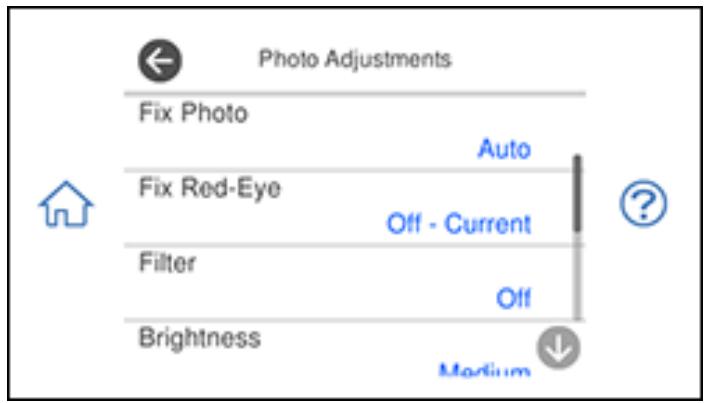EPSON XP-8600 - Select Print Settings. - 2
