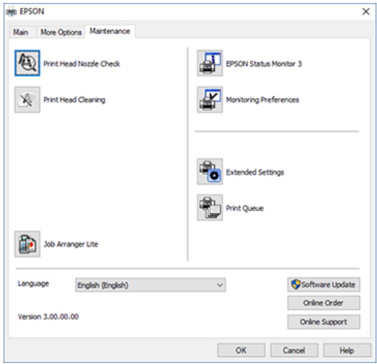 EPSON XP-8600 - Selecting Extended Settings - Windows - 1