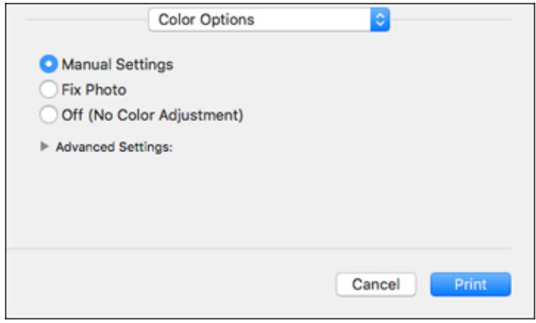 EPSON XP-8600 - Managing Color - Mac - 2