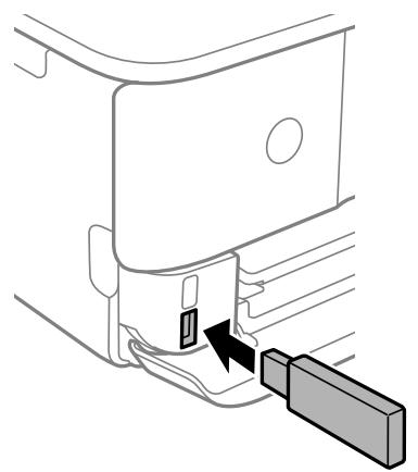EPSON XP-8600 - Connecting and Using a USB Flash Drive or External Device - 2