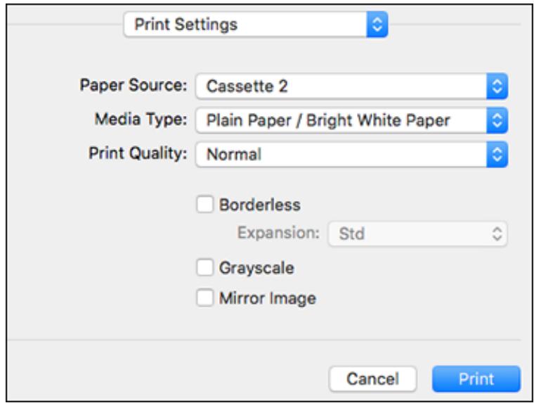 EPSON XP-8600 - Printing Your Document or Photo - Mac - 1