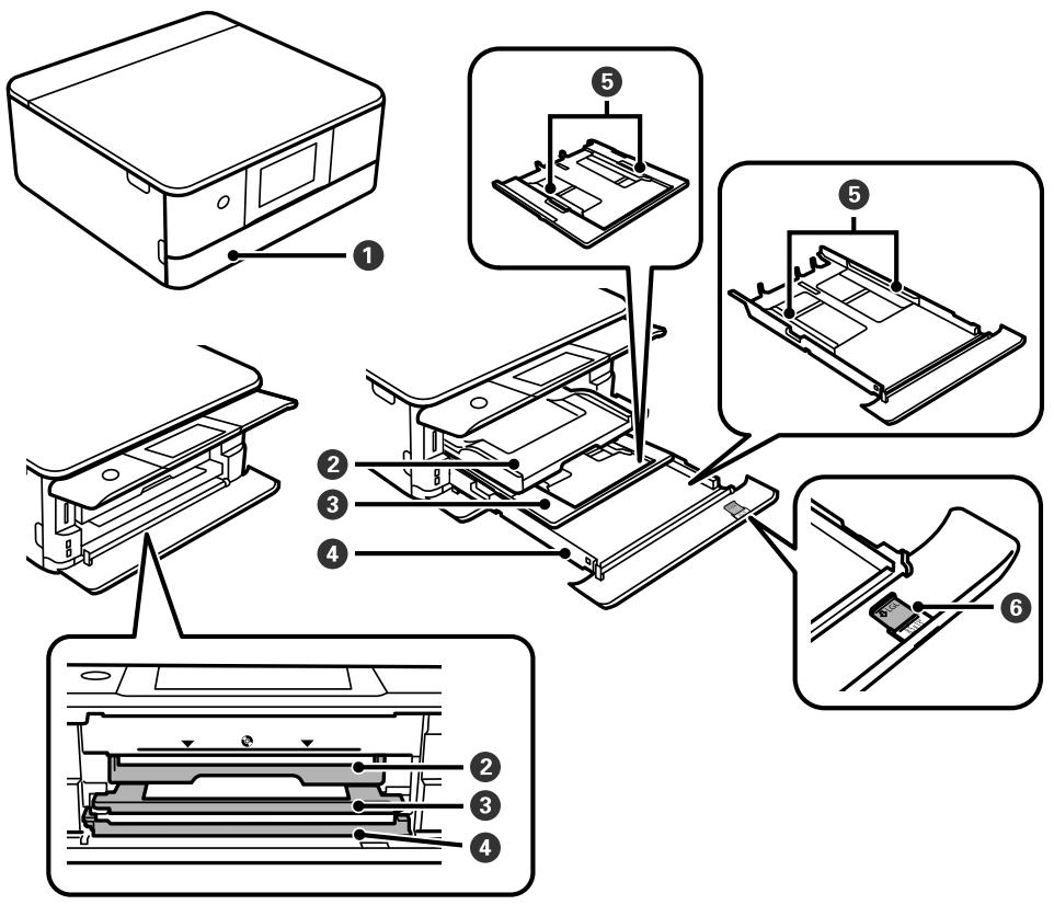 EPSON XP-8600 - Product Parts - Front - 1