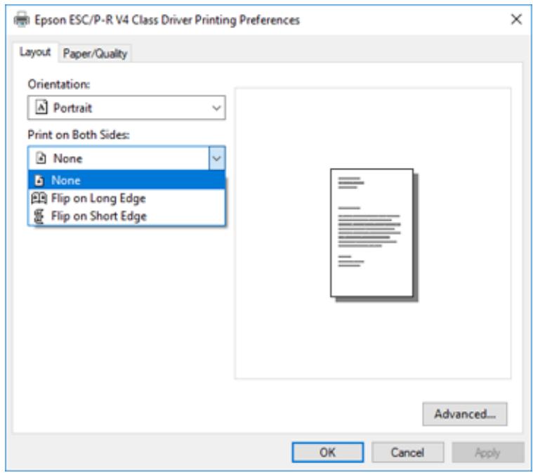 EPSON XP-8600 - Select the Layout tab. - 2