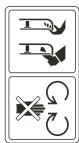 MAKITA PLM4631N - AM PRODUKT ANGEBRACHTE SYMBOLE (auf der Rückabdeckung) - 3