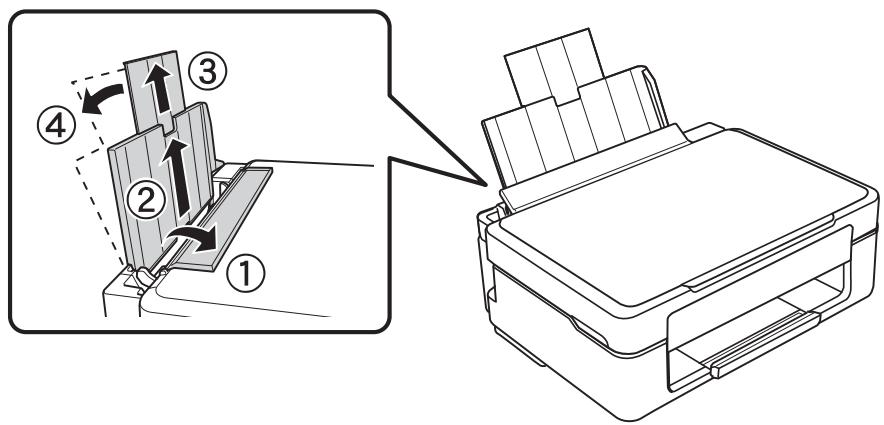 EPSON WORKFORCE WF-2850 DWF - Loading Paper in the Rear Paper Feed - 1