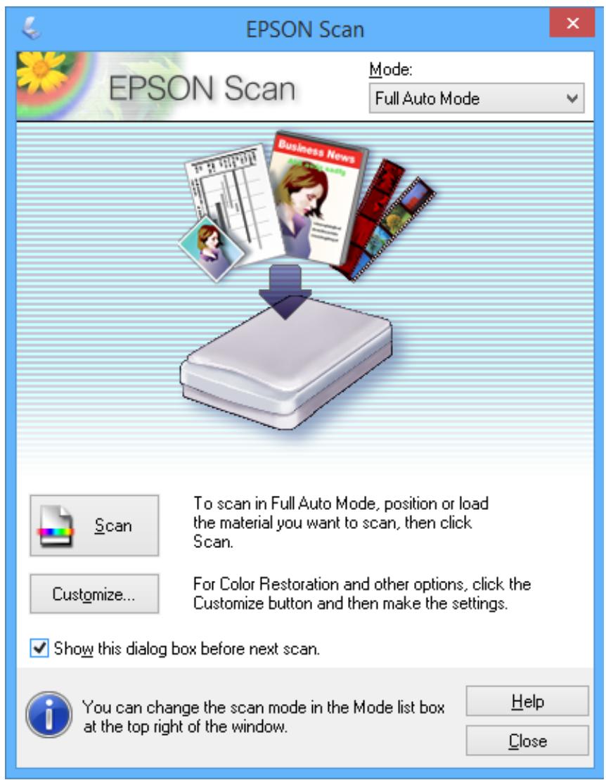 EPSON WORKFORCE 2750DWF - Scanning by Detecting the Original Automatically (Full Auto Mode) - 1