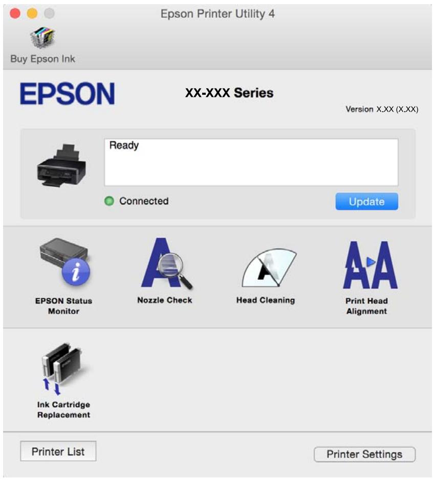 EPSON WORKFORCE 2750DWF - Epson Printer Utility - 1
