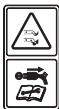 MAKITA ELM4620 - A TERMÉKEN TALÁLHATÓ JELZESEK - 3
