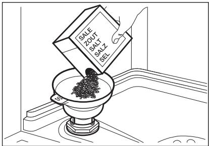 AEG-ELECTROLUX FEE63700PM - Het zoutreservoir vullen - 1