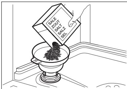 AEG-ELECTROLUX FEE63700PM - Comment remplir le réservoir de sel - 1