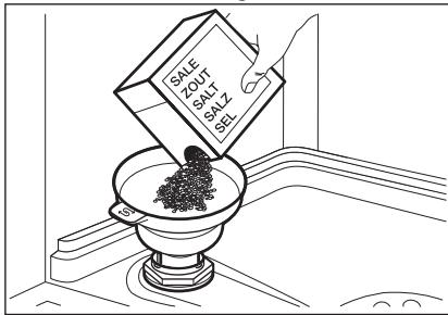 AEG-ELECTROLUX FEE63700PM - So füllen Sie den Salzbehälter - 1