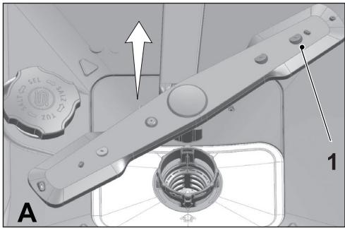 BEKO DFS04011W - Unterer Sprüharm - 1