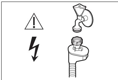 AEG-ELECTROLUX FFB51400ZM  -  FFB51400ZW - Conexión de agua - 1