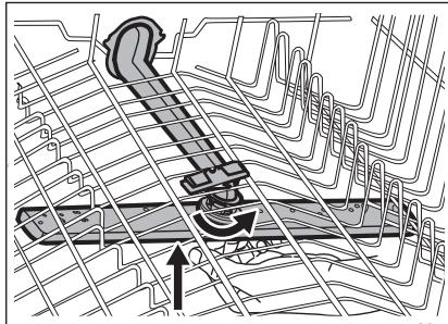 AEG-ELECTROLUX FFB51400ZM  -  FFB51400ZW - Limpieza del brazo aspersor superior - 3