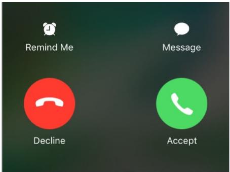 APPLE IPHONE 8 - When someone calls - 1