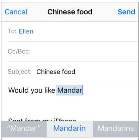 APPLE IPHONE 8 - Predictive text - 1