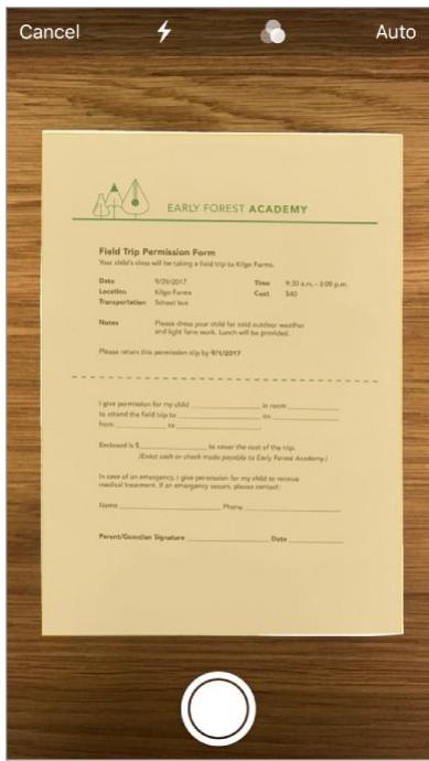 APPLE IPHONE 8 - Scan a document - 1