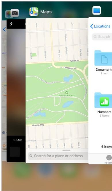 APPLE IPHONE 8 - Switch between apps - 1