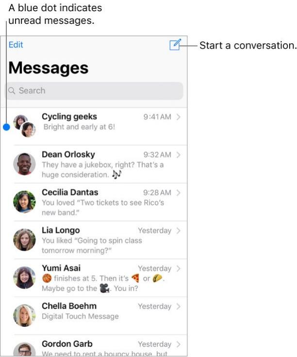 APPLE IPHONE 8 - Send and receive messages - 2