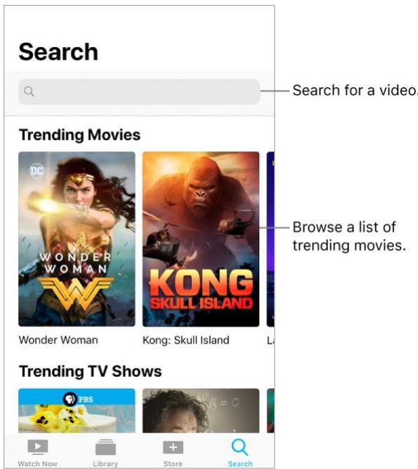 APPLE IPHONE 8 - Search for videos - 1