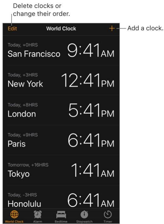 APPLE IPHONE 8 - See the time in cities around the world - 1