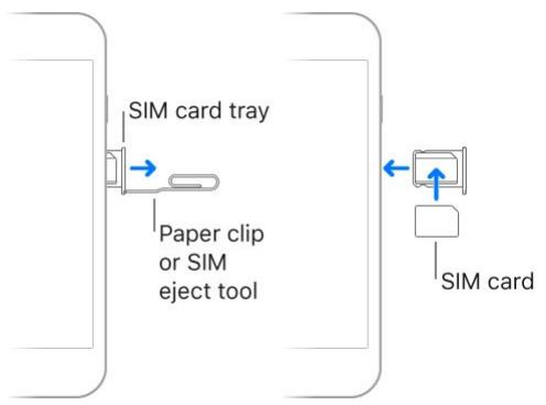 APPLE IPHONE 8 - Install the SIM card - 1