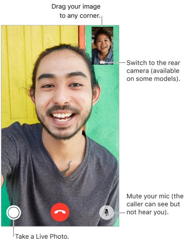 APPLE IPHONE 8 - Make and answer calls with FaceTime - 1