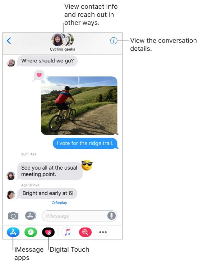 APPLE IPHONE 8 - Send and receive messages - 1