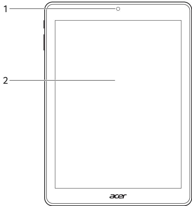 ACER CHROMETAB D651N-K8FS STYLET - Front view - 1