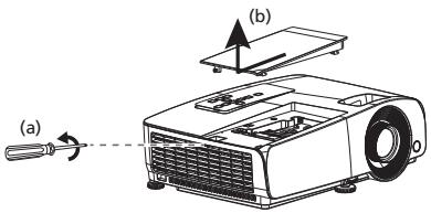 ACER C202I - Replacing the Lamp - 2