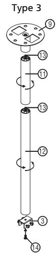 ACER PL6610T  -  PL6510 - Ceiling Mount Installation - 4