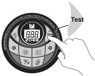 BESTWAY ROND PALM SPRINGS - WARNING: RISK OF ELECTRIC - 1