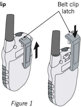 BINATONE LATITUDE 100 DUO - Installing the Belt Clip - 1
