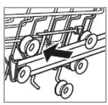 BOMANN GSPE 891 - Adjusting the upper basket - 2