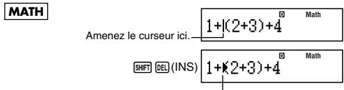 CASIO GRAPH 25 PRO / 25 E - Intégration d'une valeur dans une fonction - 1