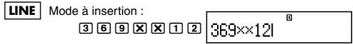 CASIO GRAPH 25 PRO / 25 E - Suppression d'un caractère ou d'une fonction - 1