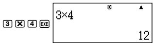 CASIO FX92 COLLEGE - Utilisation de la mémoire de dernier résultat pour l'exécution d'une série de calculs - 1