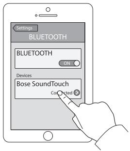 BOSE SOUNDTOUCH 220 - Jumelage d'un appareil compatible bluetooth® - 1