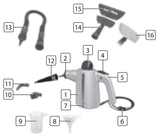 TRISTAR SR-5240 - ZOZNAM DIELOV A SUCASTI - 1
