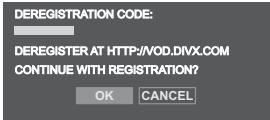 TOSHIBA SD-470EKE - DivX® Deregistration - 1