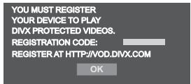 TOSHIBA SD-470EKE - DivX® Registration - 1